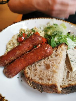 tofu scrambled egg at Palo Verde in Prague