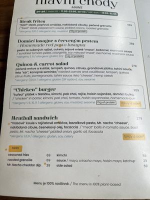 Excellent chicken burger   at Palo Verde in Prague