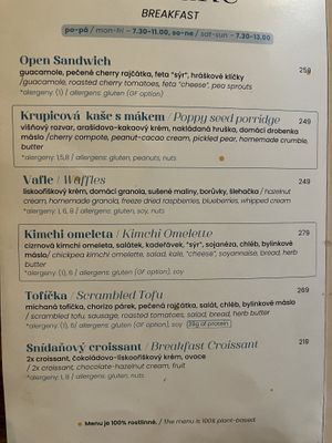 I'll have to go back to try the open sandwich.   at Palo Verde in Prague
