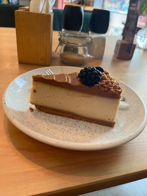 Lotus cheesecake at Palo Verde in Prague