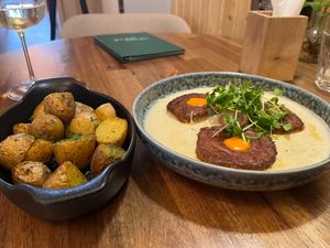 Veg steak at Palo Verde in Prague