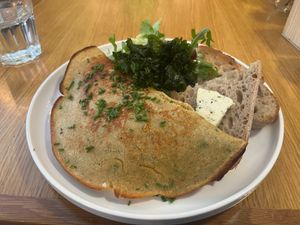 vegan breakfast at Palo Verde in Prague