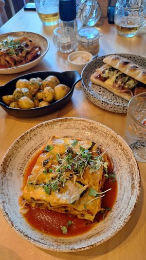 Vegan Lasagne at Palo Verde in Prague