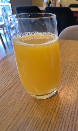 Orange juice at Palo Verde in Prague