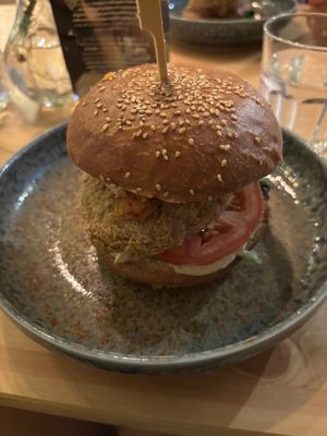 Chicken burger - SO GOOD  at Palo Verde in Prague
