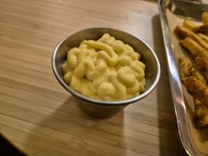 Cheese sauce at Palo Verde in Prague