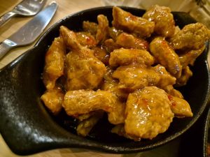 Sweet and sour chicken at Palo Verde in Prague