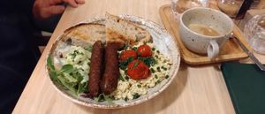 Scrambled Tofu at Palo Verde in Prague