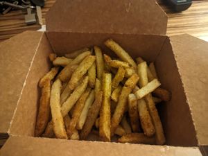 Takeout fries at Palo Verde in Prague
