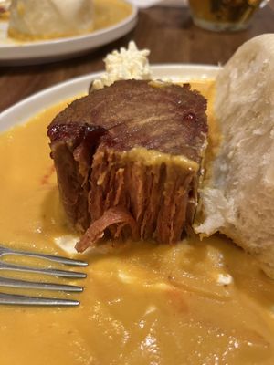 close up of the juicy marbles „meat“   at Palo Verde in Prague