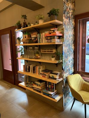 Board games and books at Palo Verde in Prague