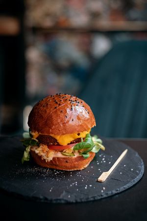 Beyond burger at Palo Verde in Prague