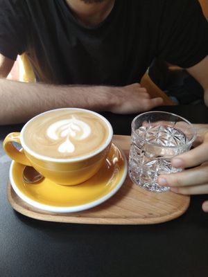 Latte at Palo Verde in Prague