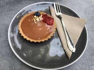Strawberry tarte at Palo Verde in Prague