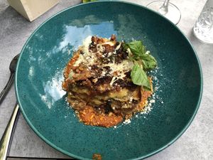 Lasagne. Soooo good  at Palo Verde in Prague