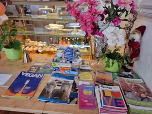 magazines at Hippo Bio Vegan in Hannover