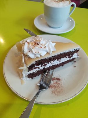 Marzipan Torte at Hippo Bio Vegan in Hannover
