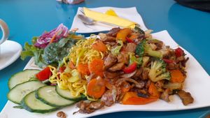 Döner on a weekday at Hippo Bio Vegan in Hannover