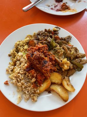 All you can eat - self serve 🙈😂  at Hippo Bio Vegan in Hannover