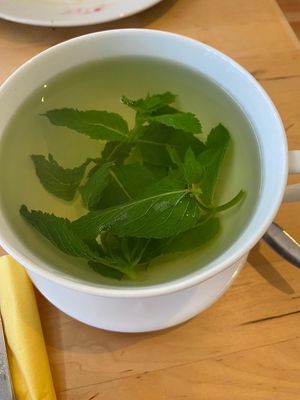 peppermint tea  at Hippo Bio Vegan in Hannover