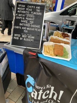 No catch at Epsom Vegan Market in Epsom