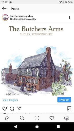 Cosy pub in the heart of Audley, 🌺 at The Butchers Arms in Stoke-on-trent