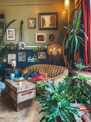 Funky cafe decor!  at The Vault in Nanaimo