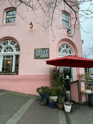 Love the colour of the outside, easy to spot :) at The Vault in Nanaimo