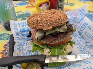 Vegan Lebowski at Hot Chip Burger Bar in Rochester