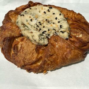 Everything danish with cream cheese  at Terms of Endearment in Brooklyn