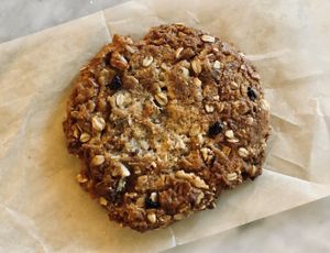 Oatmeal everything cookie at Terms of Endearment in Brooklyn