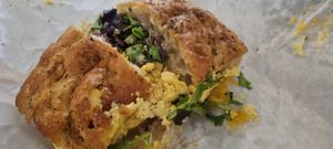 BEC but on foccacia rather than croissant due to intolerance at Terms of Endearment in Brooklyn