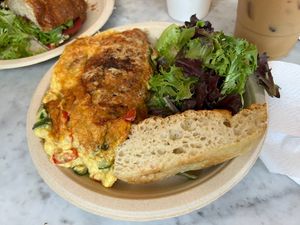 Vegetable omelette  at Terms of Endearment in Brooklyn