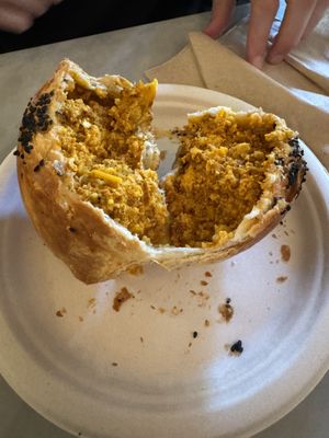 Inside breakfast bomb  at Terms of Endearment in Brooklyn