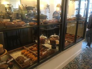 Pastry case at Terms of Endearment in Brooklyn