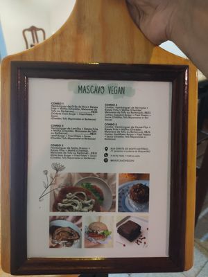Cardápio Menu at Mascavo in Salvador