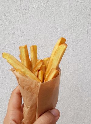 Batata doce e frita at Mascavo in Salvador
