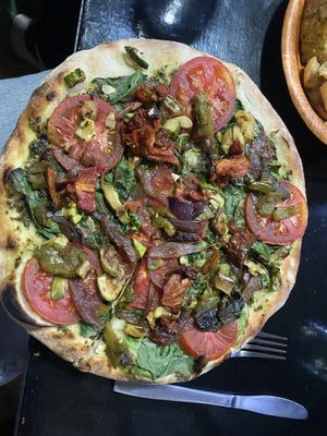   at Minuteman Pizza in Uyuni