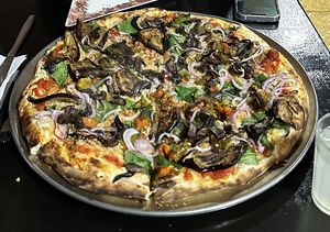   at Minuteman Pizza in Uyuni