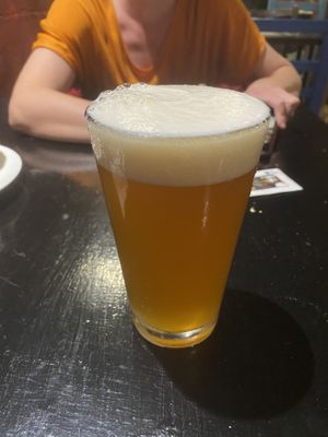 Local-made IPA  at Minuteman Pizza in Uyuni