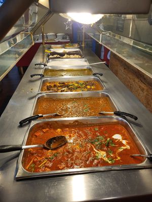 Vegan buffet at Zaika Indian Cuisine in Austin