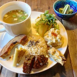 weekly buddha bowl. at Cocohane in Nishinomiya