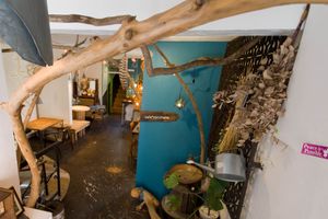 Entrance to the cafe at Cocohane in Nishinomiya