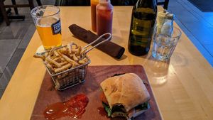 Portobello Mushroom Burger at The Loaf in Fernie