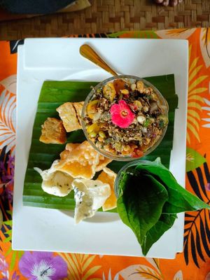 Burmese Salad  at Paina Paita Home in Pai