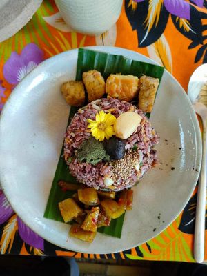 Tempeh and Rice   at Paina Paita Home in Pai