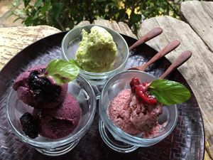 Vegan ice-cream at Paina Paita Home in Pai