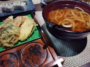 Tempura udon soup at Akasaka in Milton Keynes