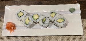Avocado roll #Veganuary at Akasaka in Milton Keynes