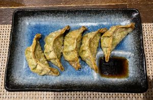 Vegetable Yaki Gyoza #Veganuary at Akasaka in Milton Keynes